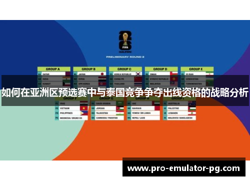 如何在亚洲区预选赛中与泰国竞争争夺出线资格的战略分析