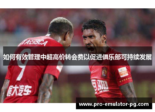 如何有效管理中超高价转会费以促进俱乐部可持续发展 如何有效管理中超高价转会费以促进俱乐部可持续发展