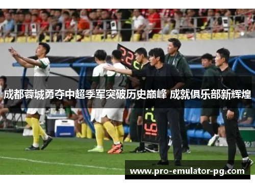 成都蓉城勇夺中超季军突破历史巅峰 成就俱乐部新辉煌
